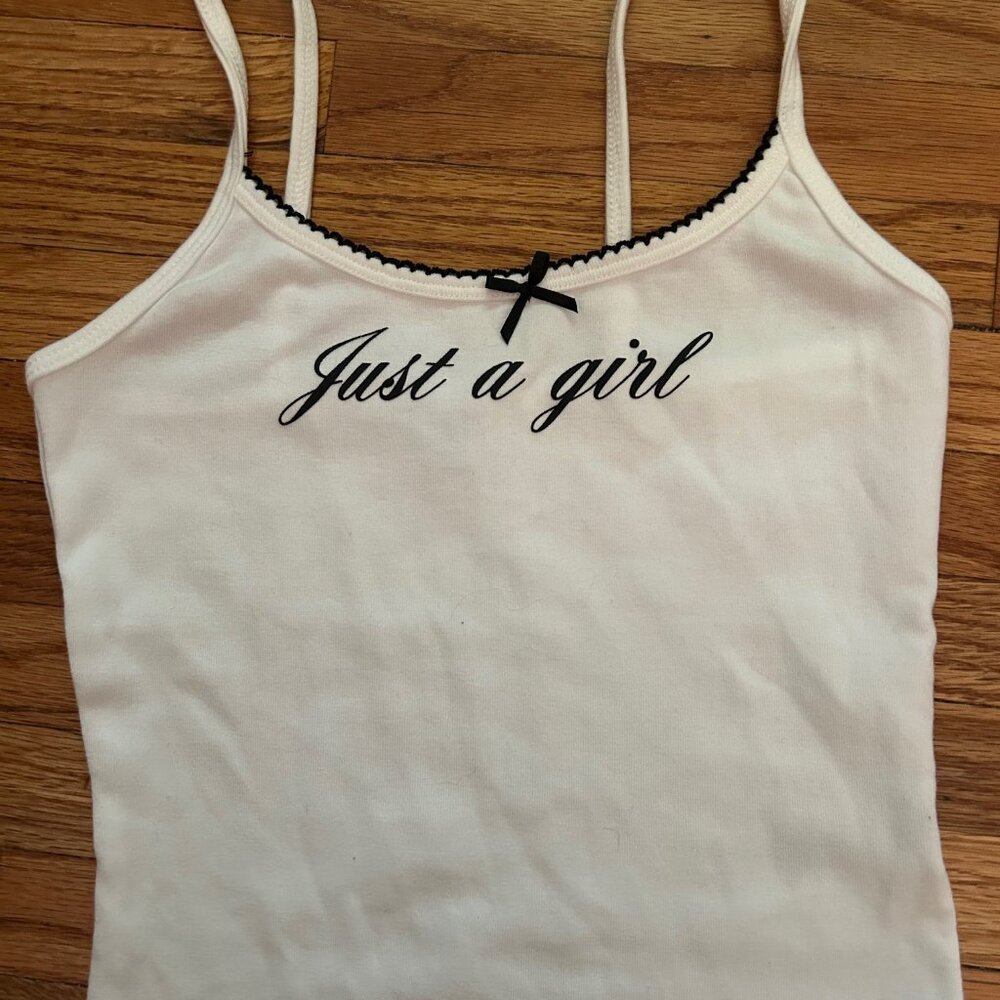 Garage brand new women's white tank, size XS - Picture 3 of 3